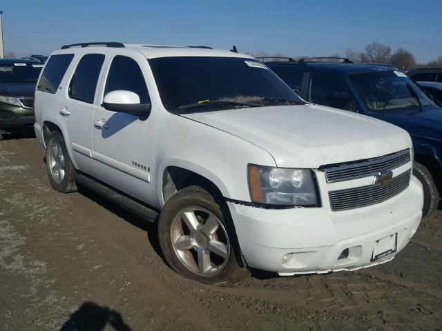 1GNFK13087R112757 - 2007 CHEVROLET TAHOE K150 WHITE photo 1