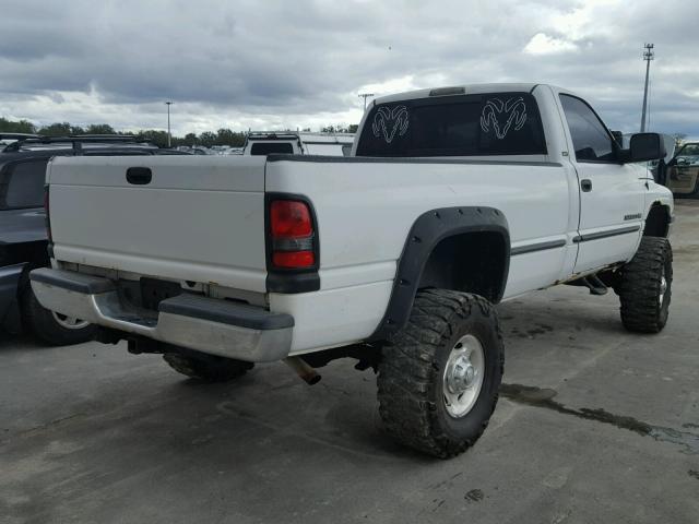 3B7KF26Z21M581430 - 2001 DODGE RAM 2500 WHITE photo 4