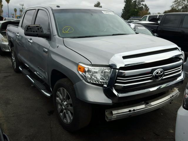 5TFFY5F16FX184733 - 2015 TOYOTA TUNDRA CRE SILVER photo 1