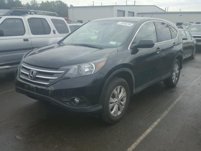 2HKRM4H57DH686386 - 2013 HONDA CR-V EX BLACK photo 2