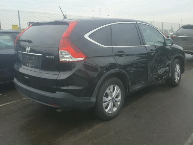 2HKRM4H57DH686386 - 2013 HONDA CR-V EX BLACK photo 4