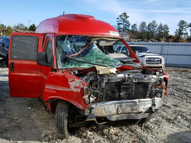 1GCGG25R8Y1100897 - 2000 CHEVROLET EXPRESS G2 RED photo 1