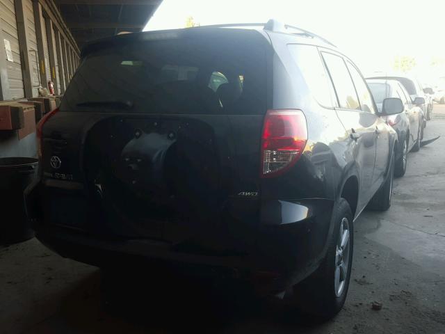 JTMBD33VX76031107 - 2007 TOYOTA RAV4 BLACK photo 4