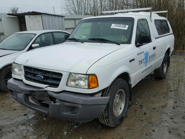 1FTYR10D21PB77868 - 2001 FORD RANGER WHITE photo 2