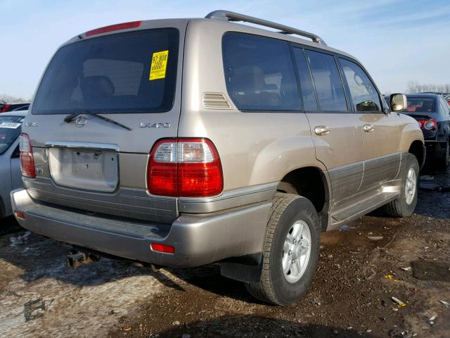 JT6HT00W7Y0126941 - 2000 LEXUS LX 470 TAN photo 4