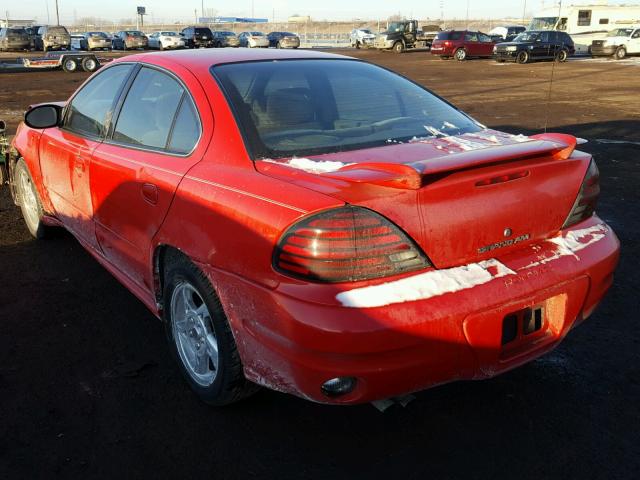 1G2NF52E23C175349 - 2003 PONTIAC GRAND AM S RED photo 3