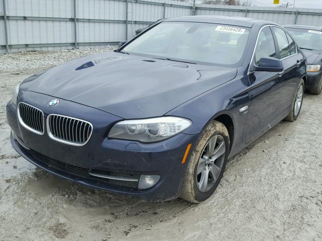 WBAXH5C52CDW06647 - 2012 BMW 528 XI BLUE photo 2