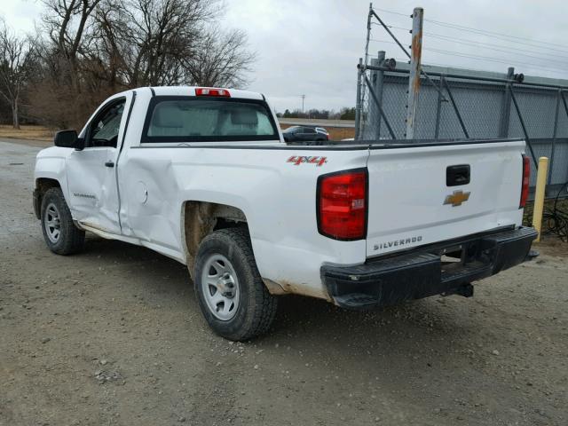 1GCNKPECXFZ266674 - 2015 CHEVROLET SILVERADO WHITE photo 3