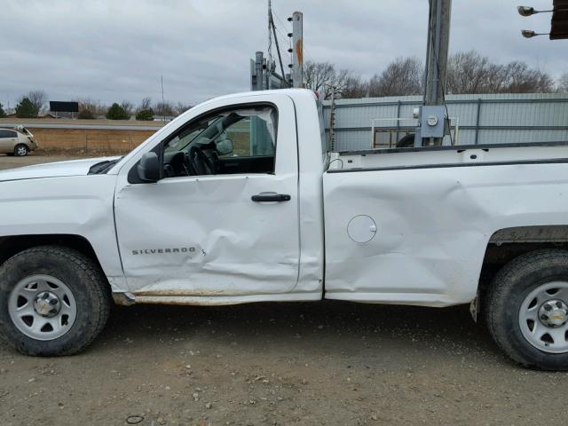 1GCNKPECXFZ266674 - 2015 CHEVROLET SILVERADO WHITE photo 9