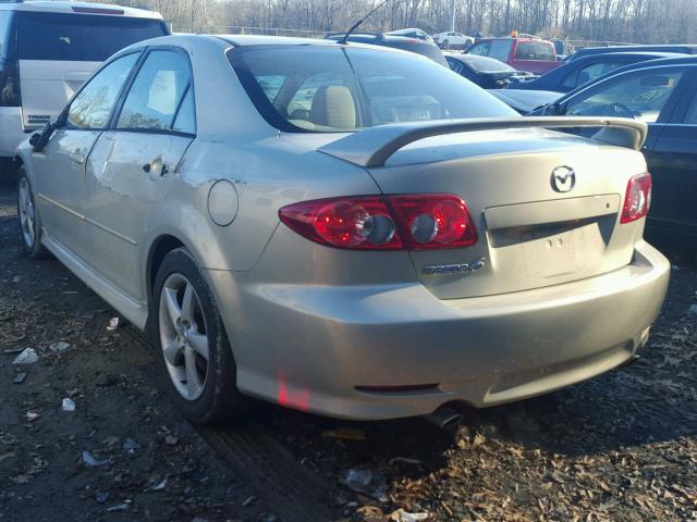 1YVHP80CX55M25866 - 2005 MAZDA 6 I GOLD photo 3