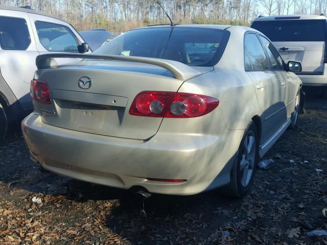 1YVHP80CX55M25866 - 2005 MAZDA 6 I GOLD photo 4