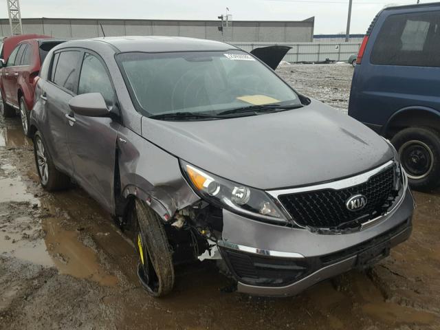 KNDPBCAC6F7762865 - 2015 KIA SPORTAGE L GRAY photo 1