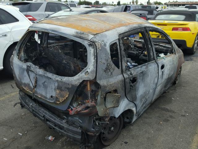 KL1TD666X6B682082 - 2006 CHEVROLET AVEO BASE BURN photo 4