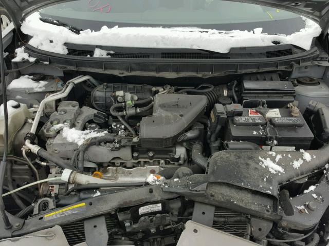 JN8AS58V19W430405 - 2009 NISSAN ROGUE S GRAY photo 7