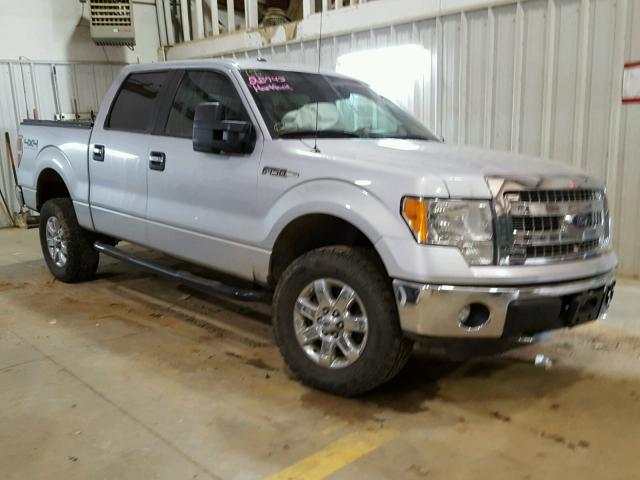 1FTFW1EFXDKE65536 - 2013 FORD F150 SUPER SILVER photo 1