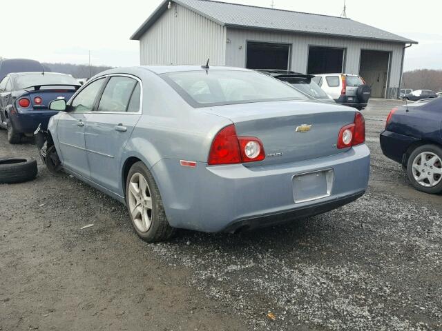 1G1ZG57B294150889 - 2009 CHEVROLET MALIBU LS BLUE photo 3