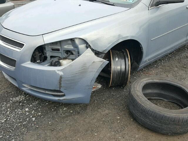 1G1ZG57B294150889 - 2009 CHEVROLET MALIBU LS BLUE photo 9