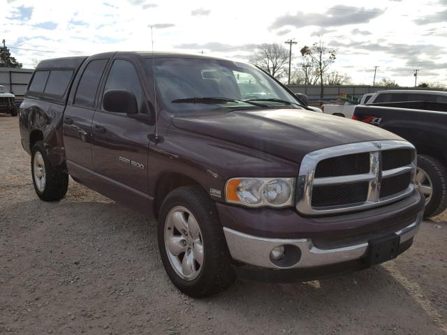 1D7HA18D55J622405 - 2005 DODGE RAM 1500 S BURGUNDY photo 1