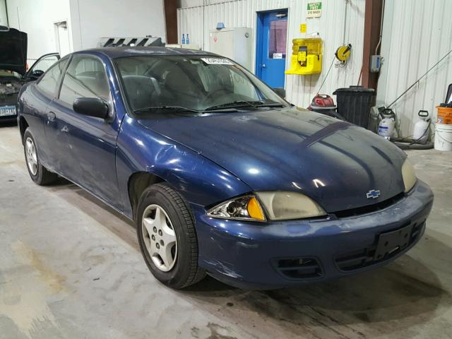 1G1JC1243Y7430389 - 2000 CHEVROLET CAVALIER BLUE photo 1