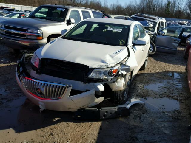 1G4GC5ED9BF239153 - 2011 BUICK LACROSSE C WHITE photo 2