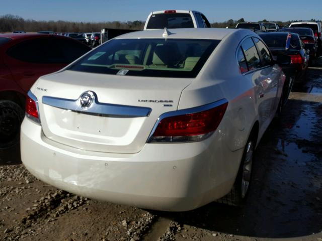 1G4GC5ED9BF239153 - 2011 BUICK LACROSSE C WHITE photo 4