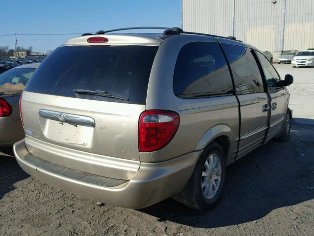 2C4GP54L22R530183 - 2002 CHRYSLER TOWN & COU BEIGE photo 4