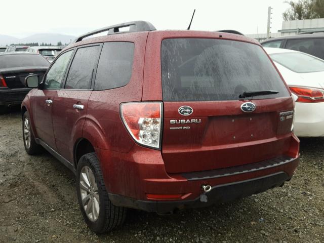 JF2SHADC9DH441324 - 2013 SUBARU FORESTER 2 RED photo 3