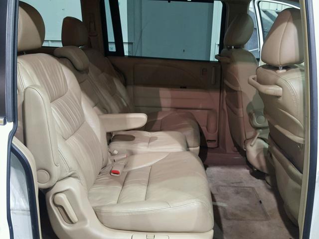 5FNRL38776B081235 - 2006 HONDA ODYSSEY EX WHITE photo 6