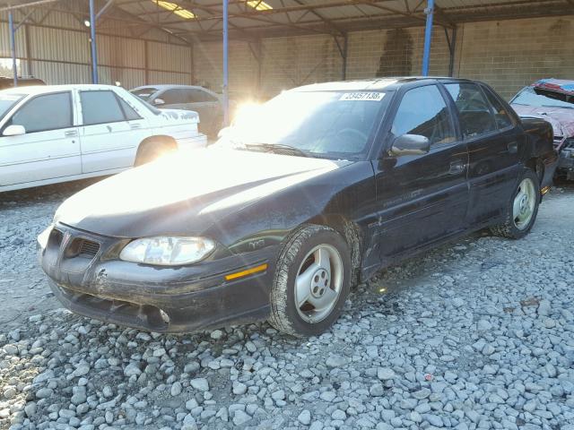 1G2NW52M0WC706009 - 1998 PONTIAC GRAND AM G BLACK photo 2