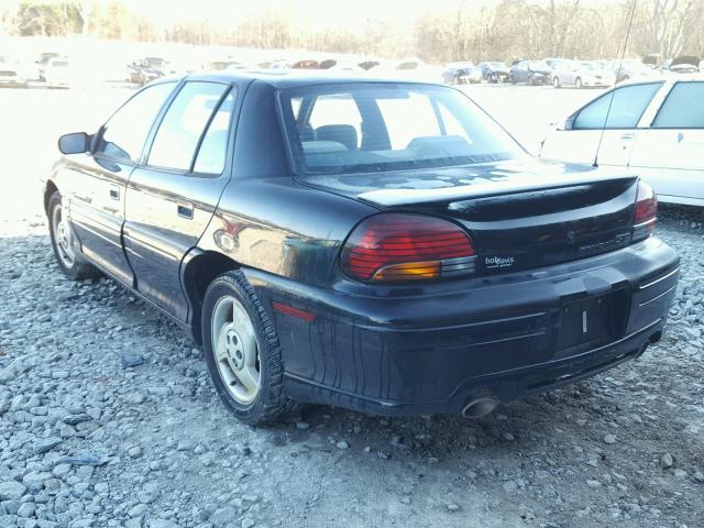 1G2NW52M0WC706009 - 1998 PONTIAC GRAND AM G BLACK photo 3