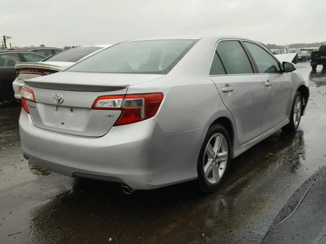 4T1BF1FK8CU590253 - 2012 TOYOTA CAMRY BASE SILVER photo 4