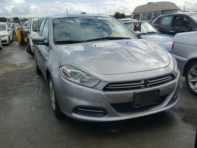 1C3CDFAA2FD223982 - 2015 DODGE DART SE SILVER photo 1