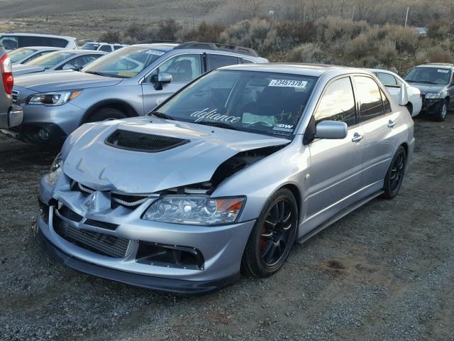 JA3AH86F93U124416 - 2003 MITSUBISHI LANCER EVO SILVER photo 2