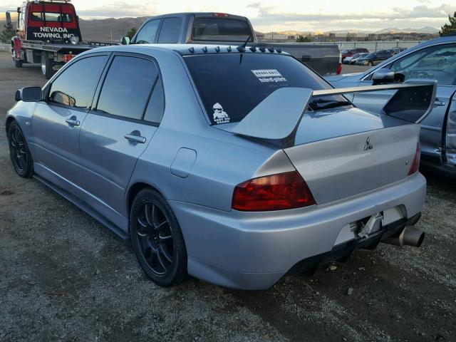 JA3AH86F93U124416 - 2003 MITSUBISHI LANCER EVO SILVER photo 3