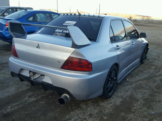 JA3AH86F93U124416 - 2003 MITSUBISHI LANCER EVO SILVER photo 4