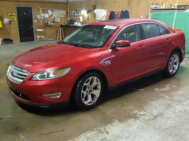 1FAHP2KT9BG177244 - 2011 FORD TAURUS SHO RED photo 2