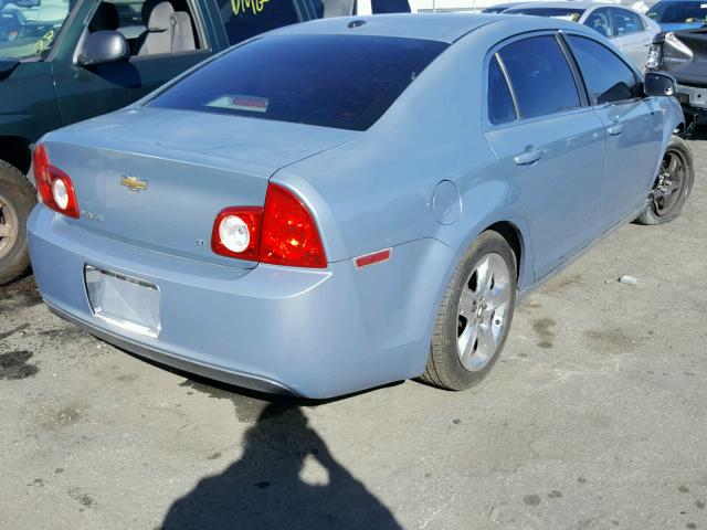 1G1ZH57B784304783 - 2008 CHEVROLET MALIBU 1LT BLUE photo 4