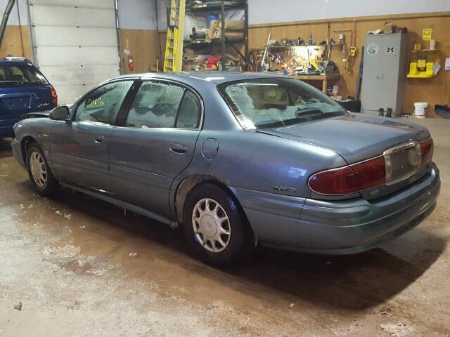 1G4HP54K4Y4218949 - 2000 BUICK LESABRE CU BLUE photo 3