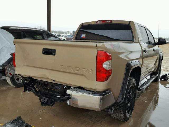 5TFEM5F14HX117834 - 2017 TOYOTA TUNDRA CRE BEIGE photo 4