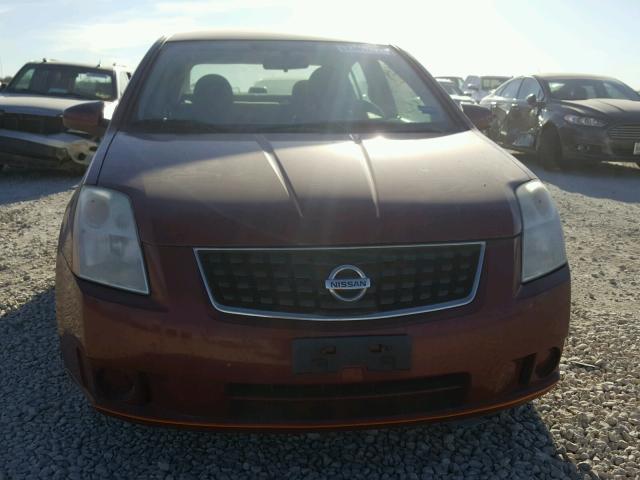 3N1AB61E48L701752 - 2008 NISSAN SENTRA 2.0 RED photo 9