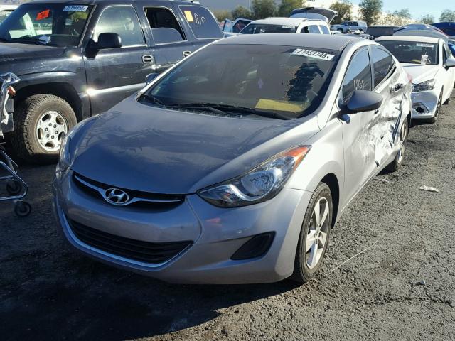 KMHDH4AE4BU089154 - 2011 HYUNDAI ELANTRA GL SILVER photo 2