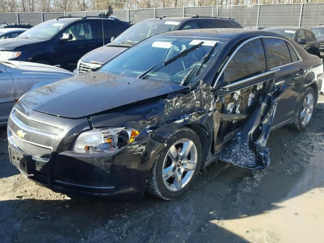 1G1ZC5EB7AF124179 - 2010 CHEVROLET MALIBU 1LT 黑色 照片 2