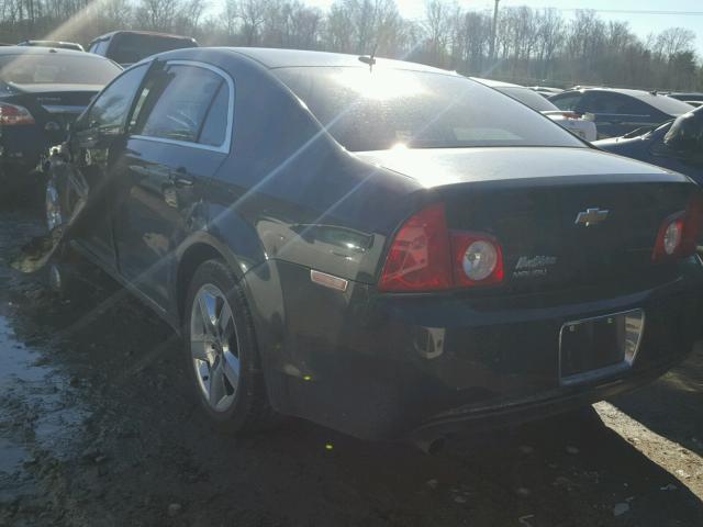 1G1ZC5EB7AF124179 - 2010 CHEVROLET MALIBU 1LT BLACK photo 3