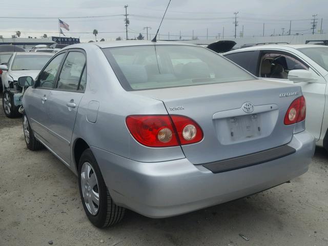 1NXBR32E96Z638401 - 2006 TOYOTA COROLLA CE SILVER photo 3