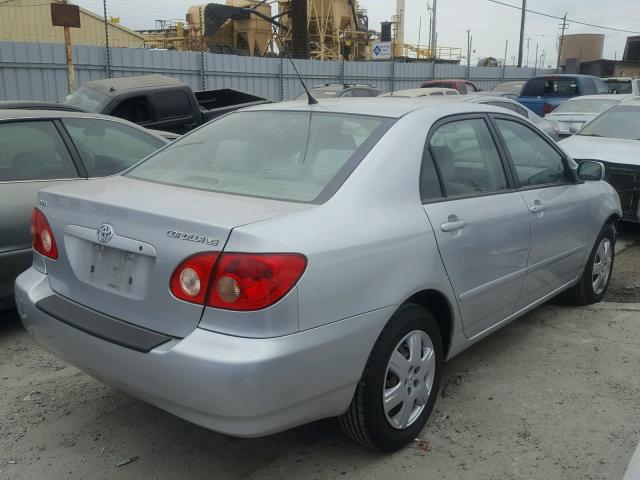 1NXBR32E96Z638401 - 2006 TOYOTA COROLLA CE SILVER photo 4