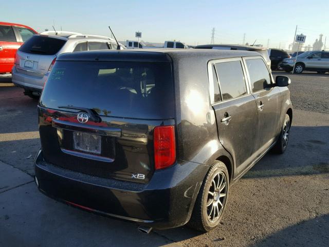 JTLKE50E791074336 - 2009 TOYOTA SCION XB BLACK photo 4