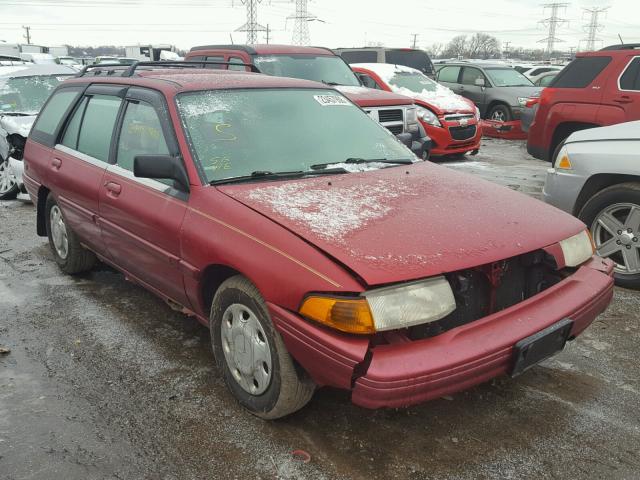 1FASP15J8SW136863 - 1995 FORD ESCORT LX MAROON photo 1