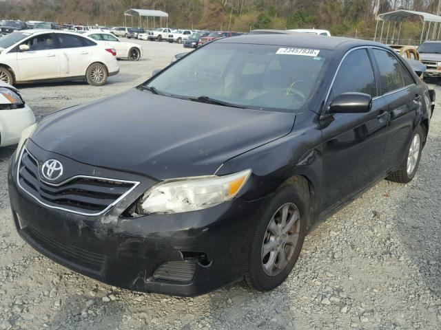4T1BF3EK1BU122604 - 2011 TOYOTA CAMRY BASE BLACK photo 2