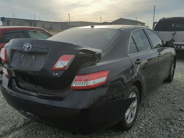4T1BF3EK1BU122604 - 2011 TOYOTA CAMRY BASE BLACK photo 4