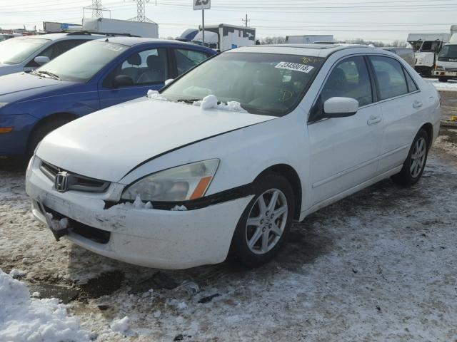 1HGCM66593A017564 - 2003 HONDA ACCORD EX WHITE photo 2